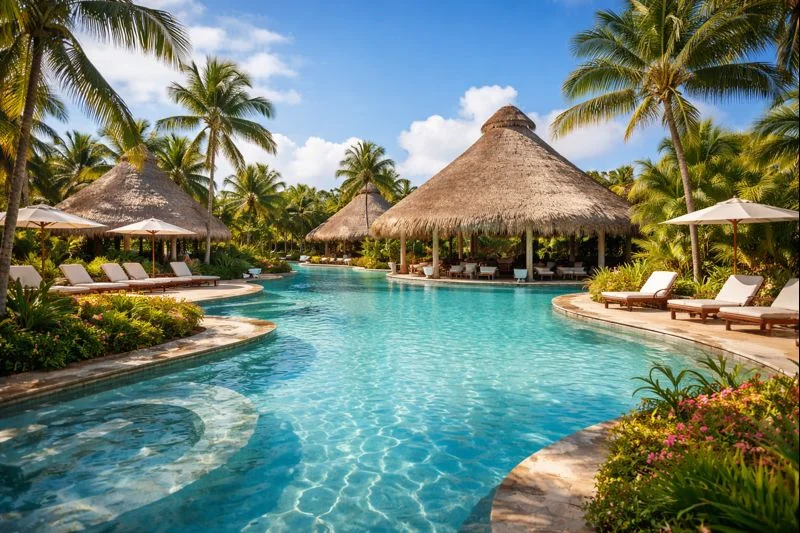 Resort con tratamiento de agua avanzado